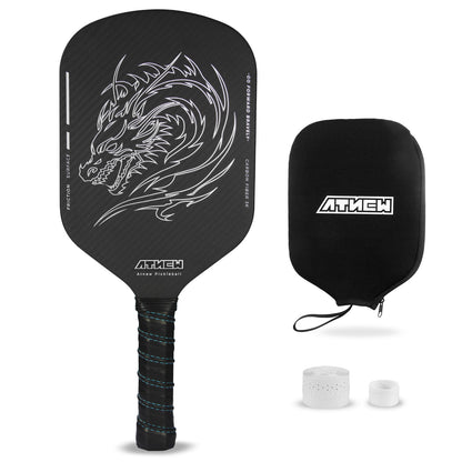 ATNEW BV51-01 Dragon Series Carbon Fiber T700  Pickleball Pickleball Paddle, 16MM Thermoformed Carbon Fiber 3K  Surface Training Racket